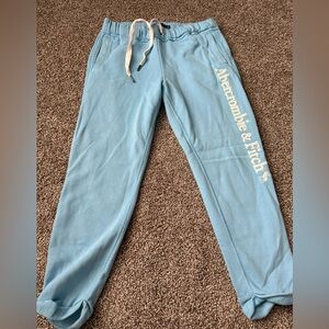 Abercrombie & Fitch Light Blue Jogger Sweatpants